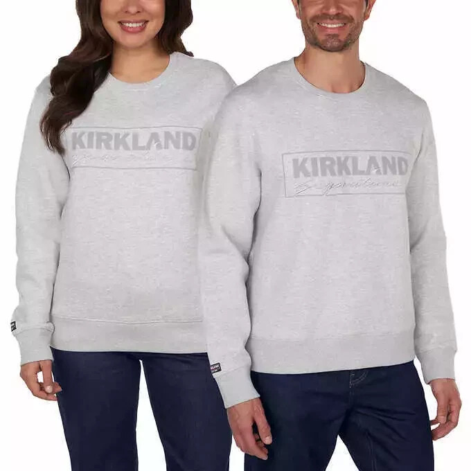 Costco Logo Crewneck UNISEX Black Kirkland Signature sweater