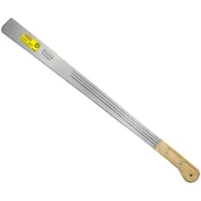 IMACASA Machete 1779, 22" Polished W/Grooves Wood Handles