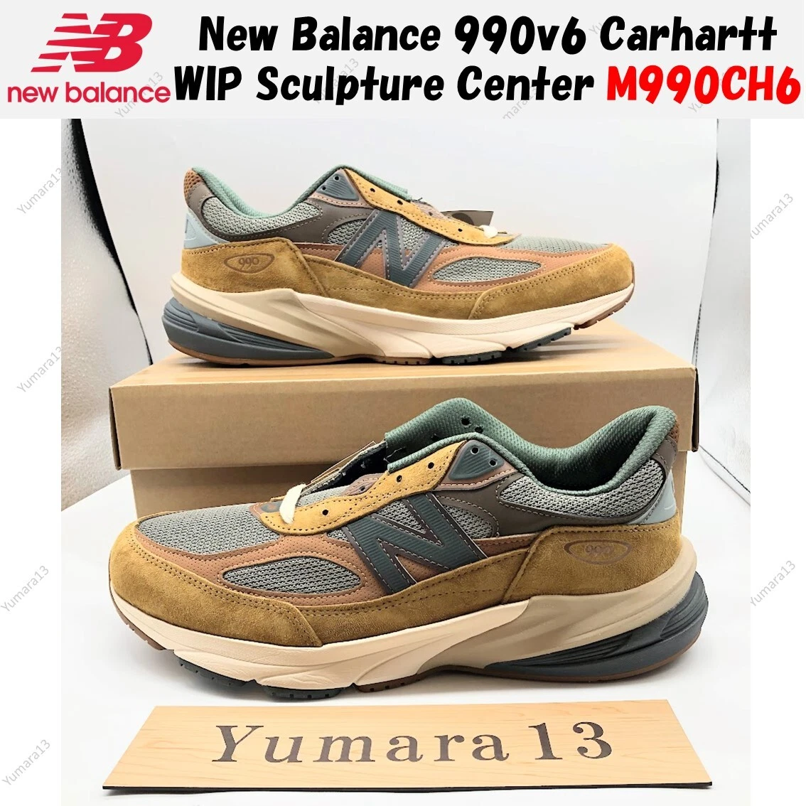 New Balance 990v6 Carhartt WIP Sculpture Center M990CH6 Men 
