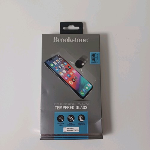 Brookstone Screen Protector NEW For iPhone X & XS -Tempered Glass -Ultra Clear - Picture 10 of 10