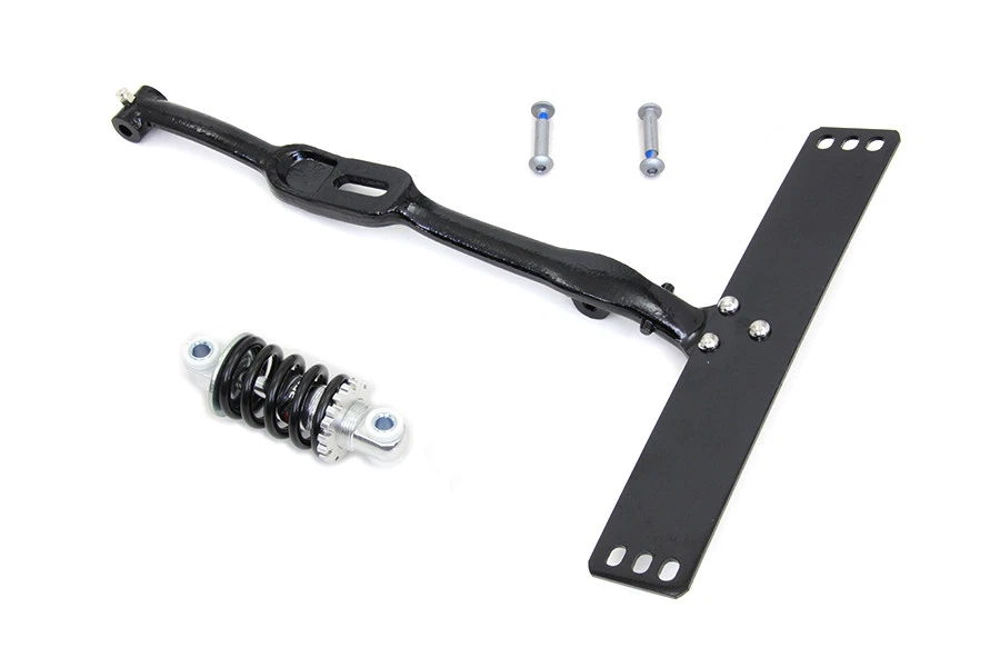 Camiseta de asiento cromada con kit de amortiguador para Harley Davidson Foto 3 de 4