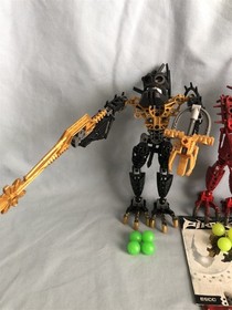 LEGO VINTAGE BIONICLE 6 Piraka 8900 8901 8902 8903 8904 8905 100% complete books