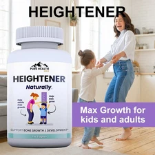Heightener Natural Height Growth Supplement for Kids Improve Bone Strength,60pcs