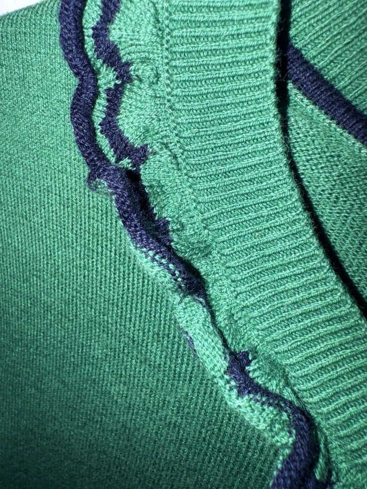 Suéter Pullover Boden Mujer 4 Verde Tejido Lana Manga Larga Cuello Redondo Informal Foto 3 de 4