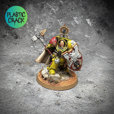 Darnath Lysander Imperial Fists komplett bemalt Warhammer 40k 1x Mini