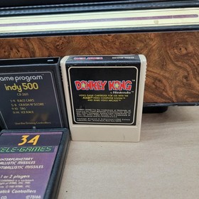 Atari Tele-Games  2600 Home Console W/ Controllers & Games  No Power Cable 