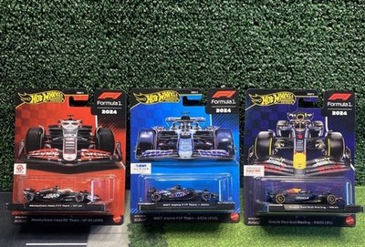Hot Wheels Premium F1  Team - Redbull - BWT -  Alpine - MoneyGram