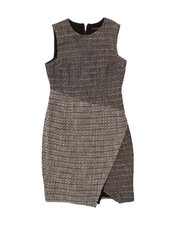 BANANA REPUBLIC Womens Sleeveless Bodycon Dress UK 10 Small Grey BY29