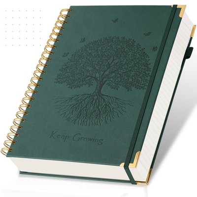 Spiral Notebook Bullet Dotted Journal, 8.5'' x 11'', 300 Pages Thick No Bleed P...