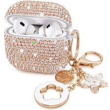 Case for Apple Airpods Pro 3 Case Cover 2025, VISOOM Bling Jewerly Airpods iP...