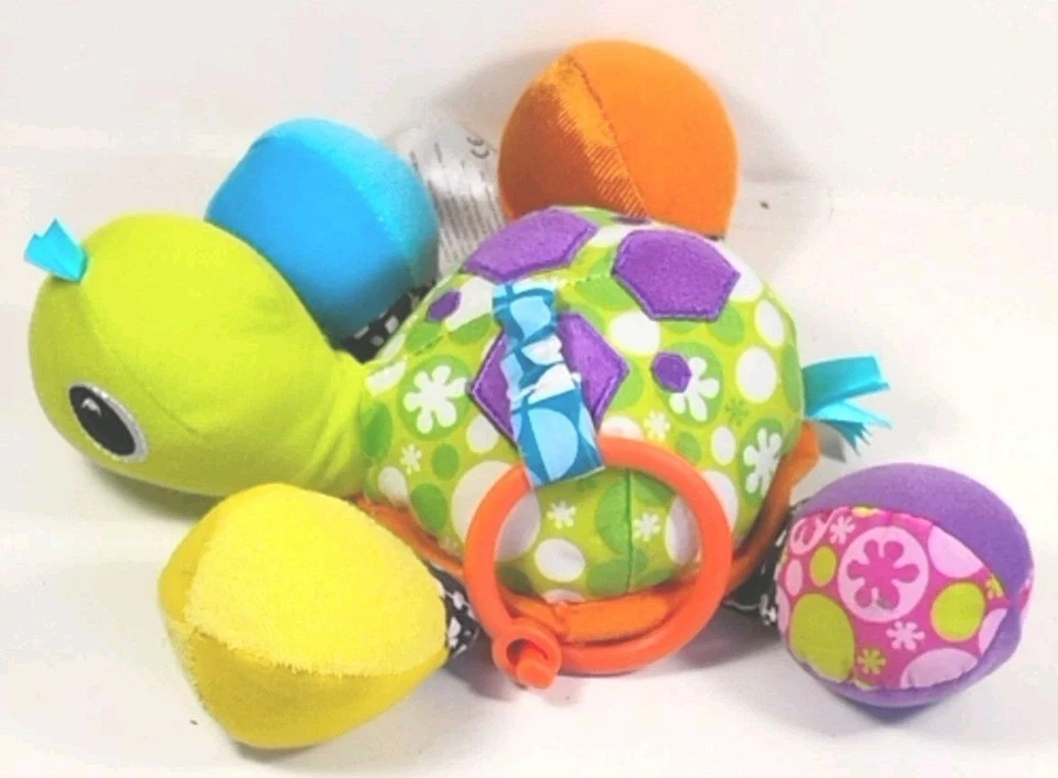 Infantino Cochecito de Bebé Asiento de Coche Colgante Peluche Juguete Espejo Tortuga Recién Nacida Foto 4 de 4