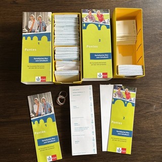Latein: Pontes 1 2 Karteikarten mit Box