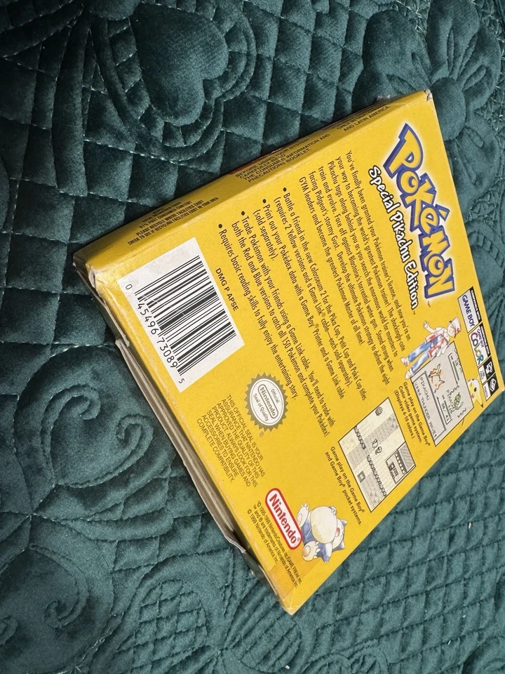 Pokemon Versión Amarilla Pikachu - Nintendo Game Boy SOLO EN CAJA con 1 Inserto Foto 4 de 4