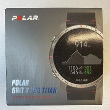 New Polar Grit X Pro Titan MultiSport Watch Black 