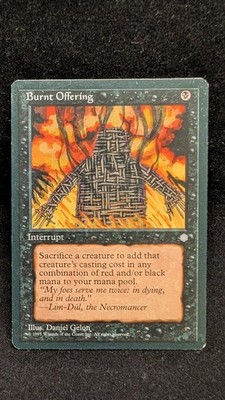 Burnt Offering - Ice Age Regular MP Magic The Gathering