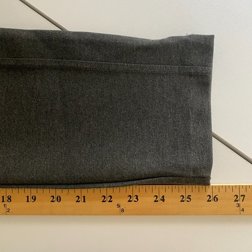 Express Ponte Skinny Ankle Pants Size Small Gray Pull On Charcoal Gray - Picture 11 of 11