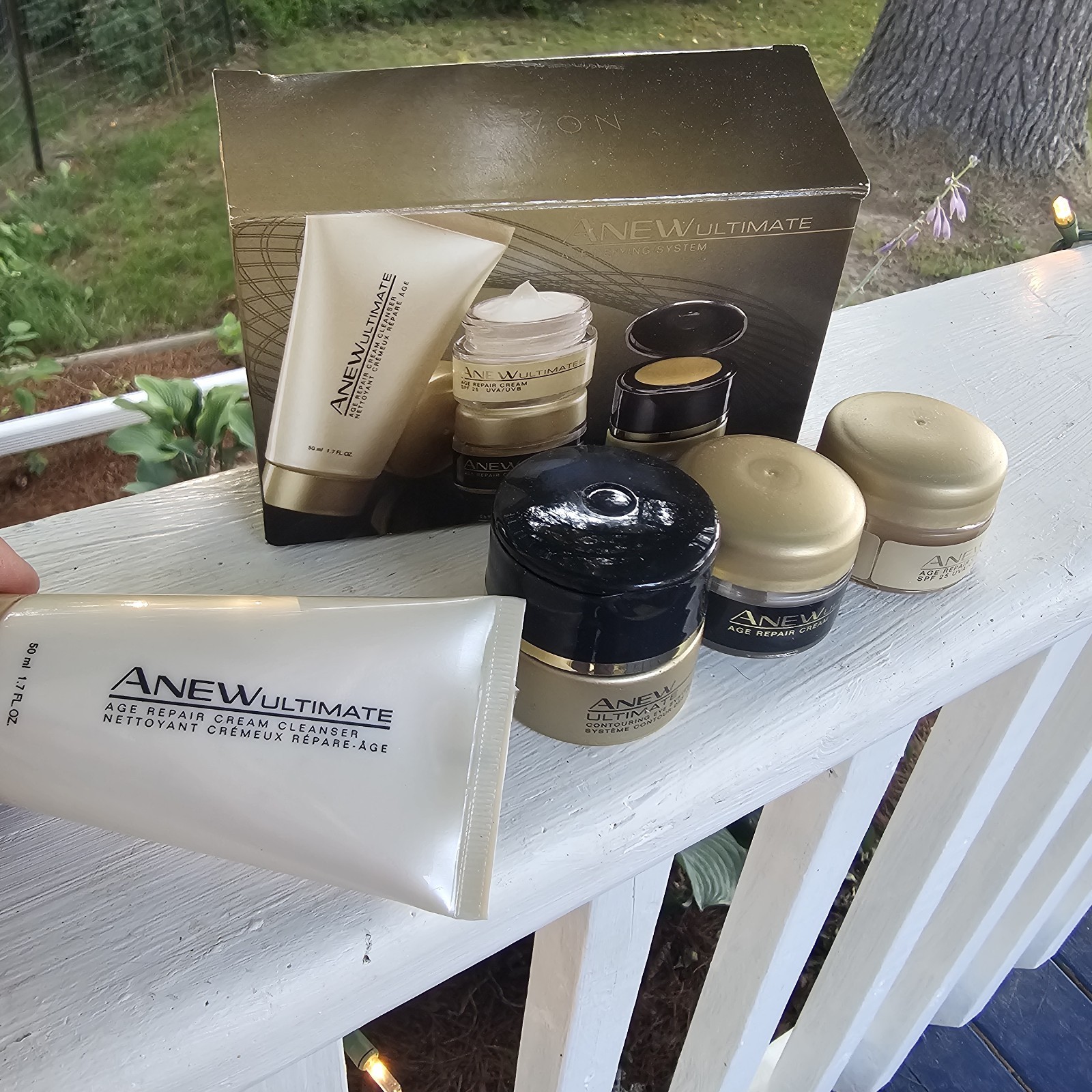 Avon Anew  Ultimate Age Defying System Boxed Set 2010 Cleanser Creams Repair...