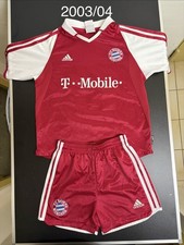 Original Trikotsatz Bayern München Saison 2003/04 Claudio Pizarro Kinder Gr. 140