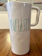 Rae Dunn Artisan Collection by Magenta "INFUSED” Melamine Pitcher Jug Barware