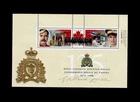 Canada MNH #1737c RCMP 125th With Signature Souvenir Sheet Of 2 Stamps - 1998