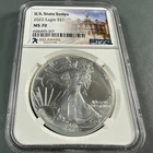 2022 Silver Eagle NGC MS70, U.S. States Series - DELAWARE (89921)