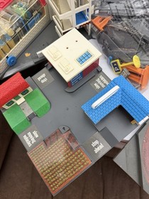 Vintage 1991 Galoob Micro Machines Hiways & Byways Partial Playsets With Extras