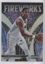 2022-23 Panini Prizm Draft Picks Fireworks Silver TyTy Washington Jr #FW-TY 1hs9