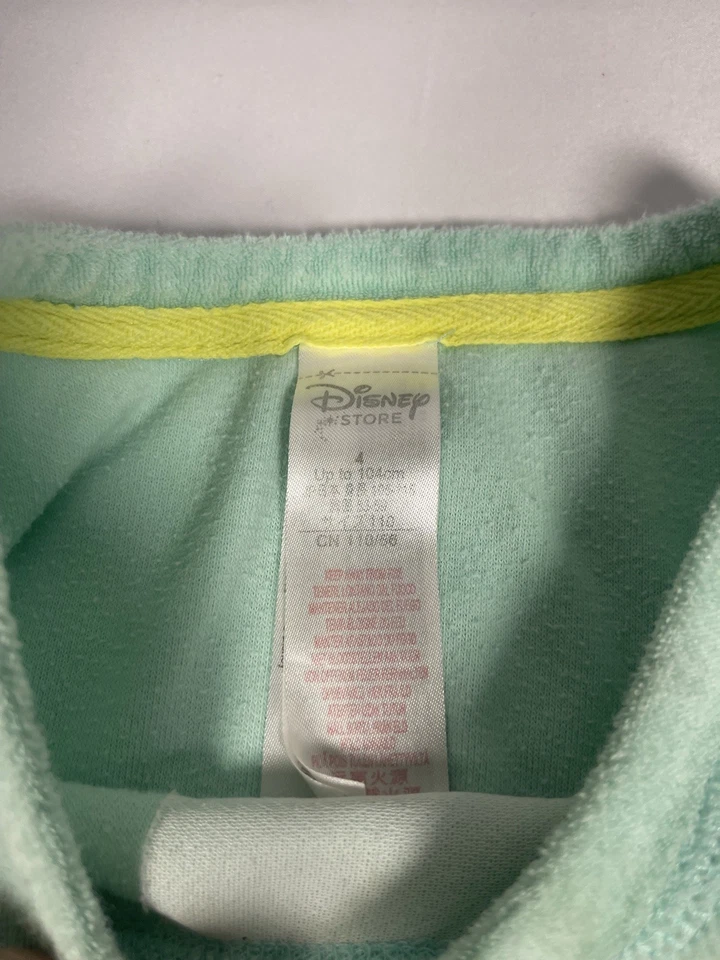 Girls Disney Princess Little Mermaid Embroidered Terry Cloth Swim Cover size 4  - Image 3 of 4