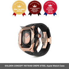 GOLDEN CONCEPT RSTIII 49mm RSTIII49 CREPE STEEL Apple Watch Case
