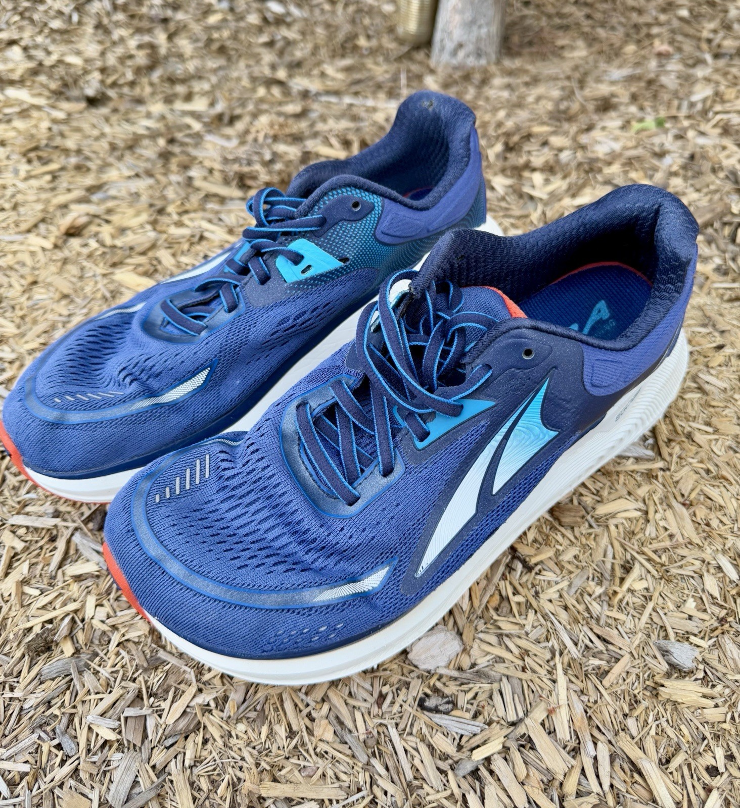 Altra Paradigm EGOMax Running Shoes Mens 7 Blue Mesh ALOA5471424 Lace Up