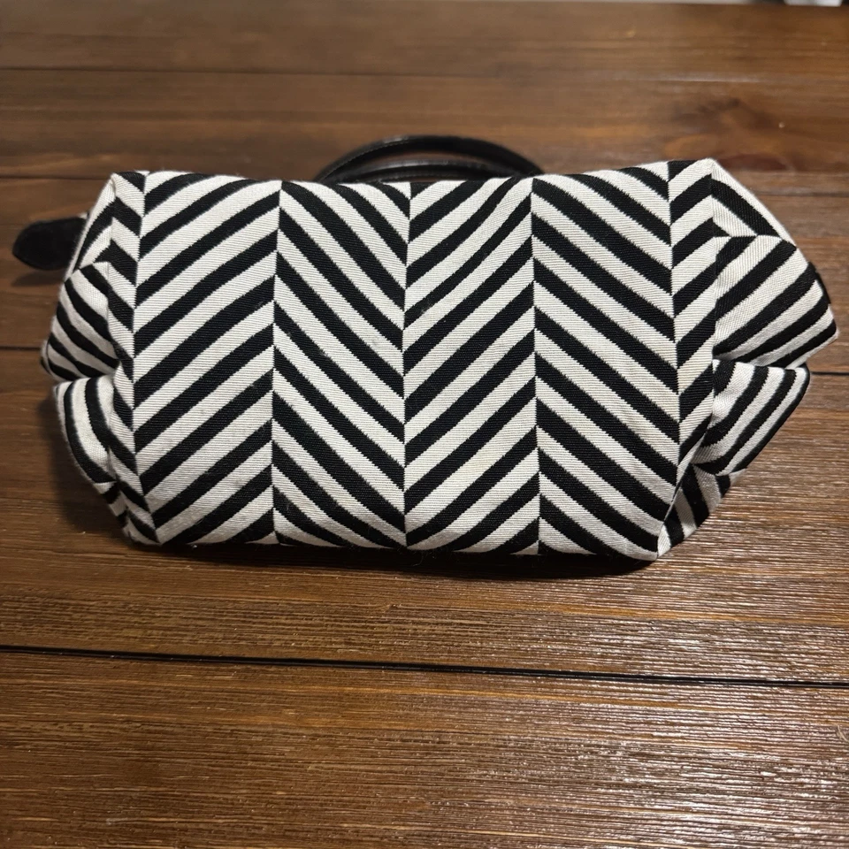 Bolsa satchel de couro de lona Brighton - Imagem 4 de 4