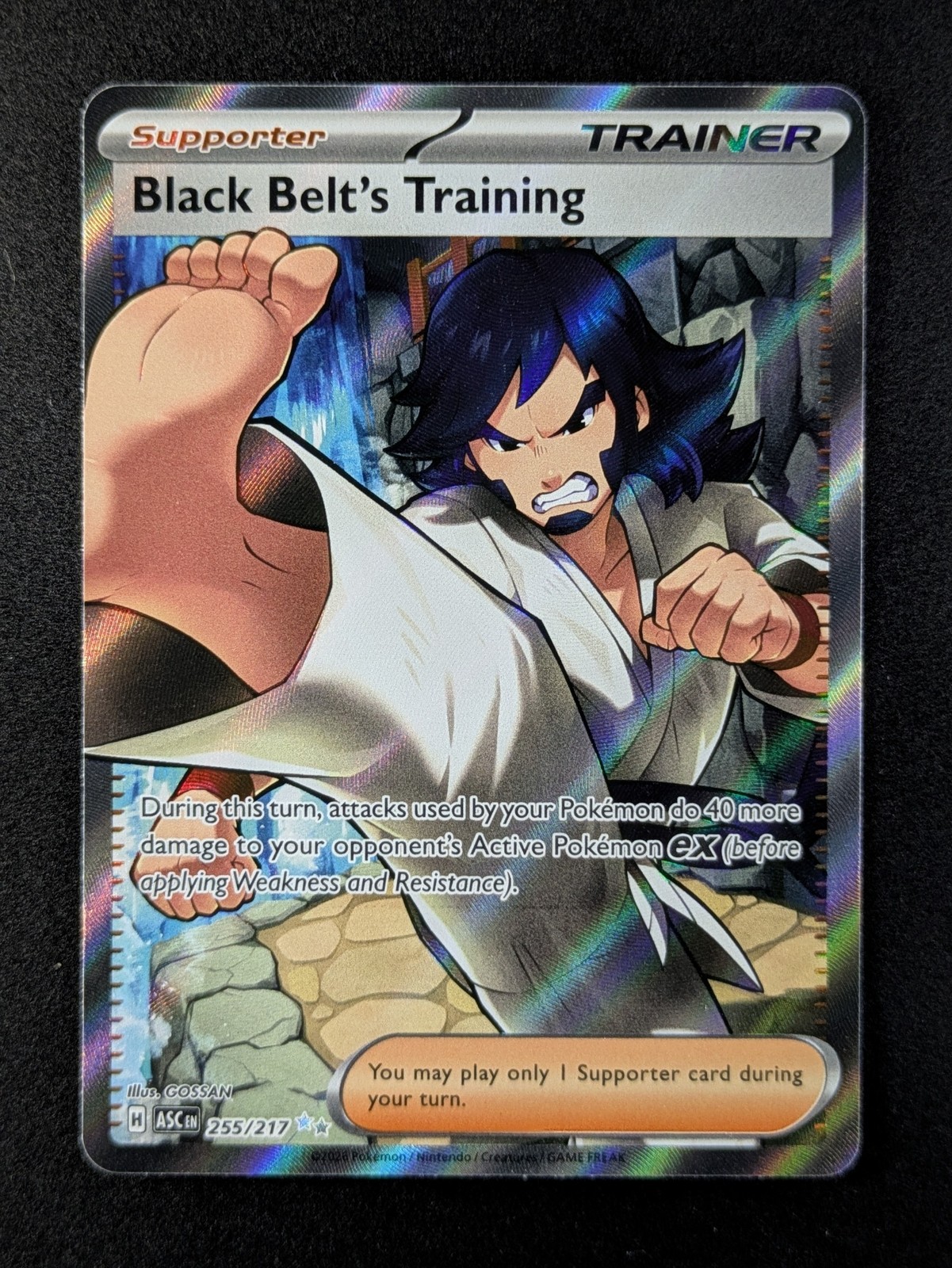 2026 Pokemon BLACK BELT'S TRAINING #255/217 Ascended Heroes Ultra Rare ENG (B)