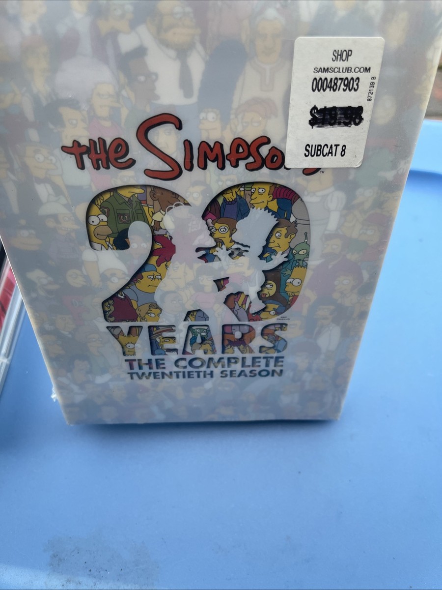 The Simpsons 20 Years The Complete Twentieth TV Season 4-Disc DVD