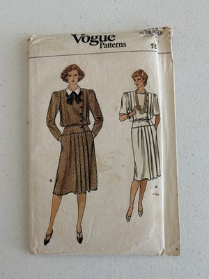 Vogue Patterns Vintage Dress Sewing Pattern