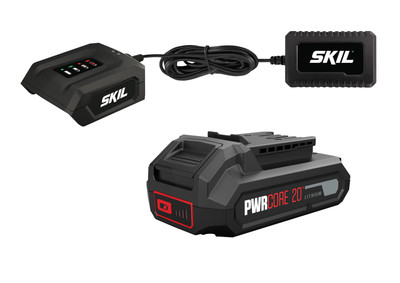 Skil  20V Max -Lithium-Ionen-Akku mit 2,0 Ah & 1,0A Ladegerät   PWRCORE 20  
