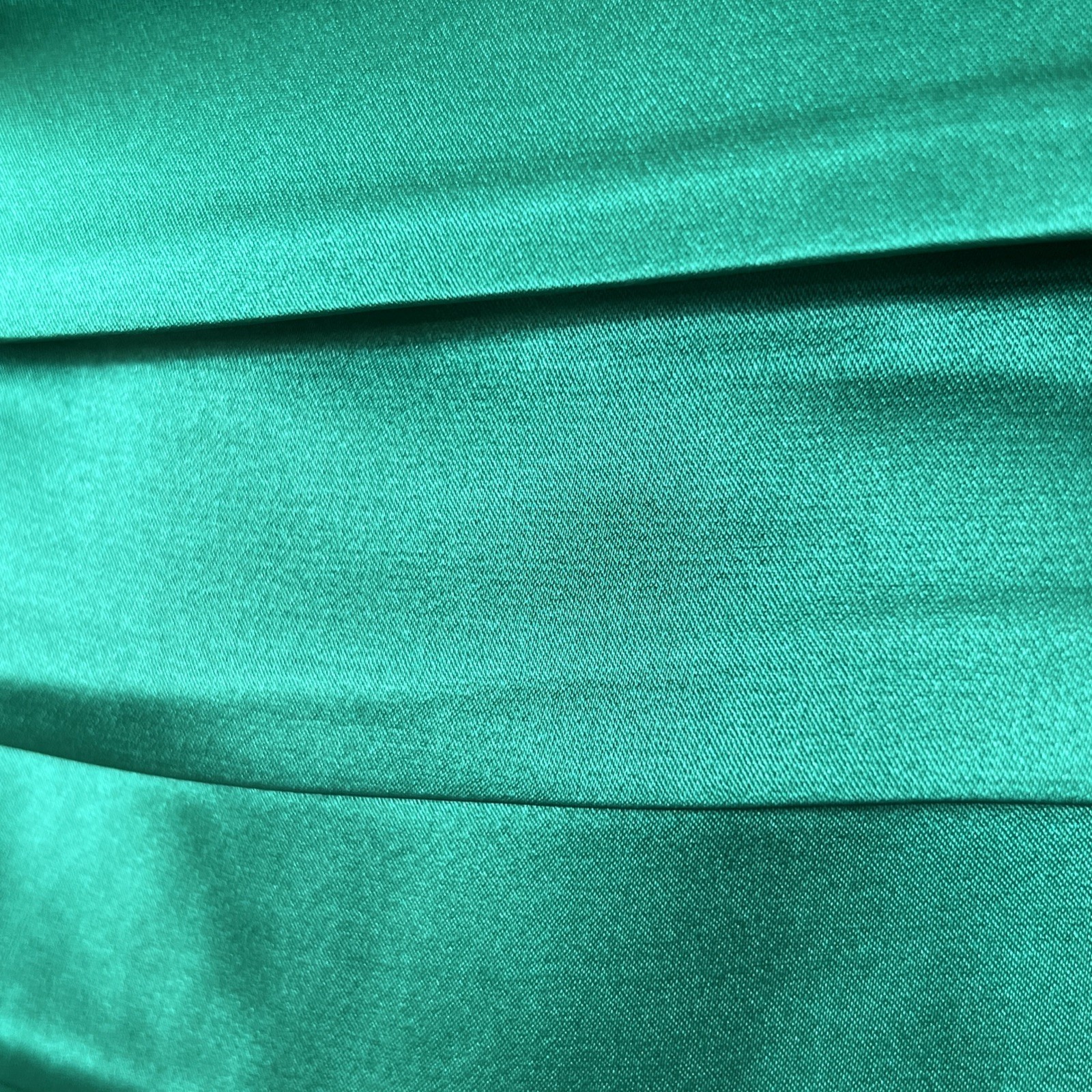 BEBE BEBE Silk Strapless Cocktail Dress M Green B… - image 11