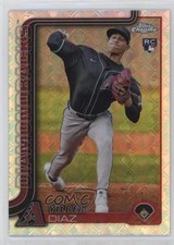 2025 Topps Chrome Logofractor Edition Yilber Diaz #8 2k3