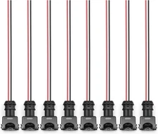 8 Pack Fuel Injector Connector Plug Harness, Replacement for 4.6L 5.0L 5.4L 5.8L