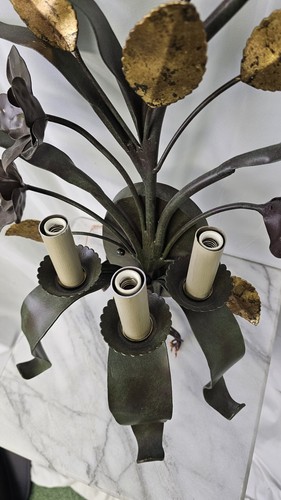 ( 2 Pair )Westley Currey & Company Verdigris Wall Sconce Floral Light Lamp - Picture 10 of 24
