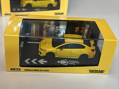 #ad Tarmac Works Subaru WRX STI S207 Yellow 1 64 $35.00