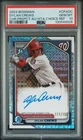 2024 BOWMAN CHROME PROSPECT AUTO HTA CHOICE REFRACTOR DYLAN CREWS 117/150 PSA 10