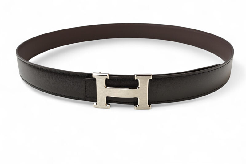 Hermes Belt Reversible Constance Size 95 H Buckle Box Calf  display picture 3