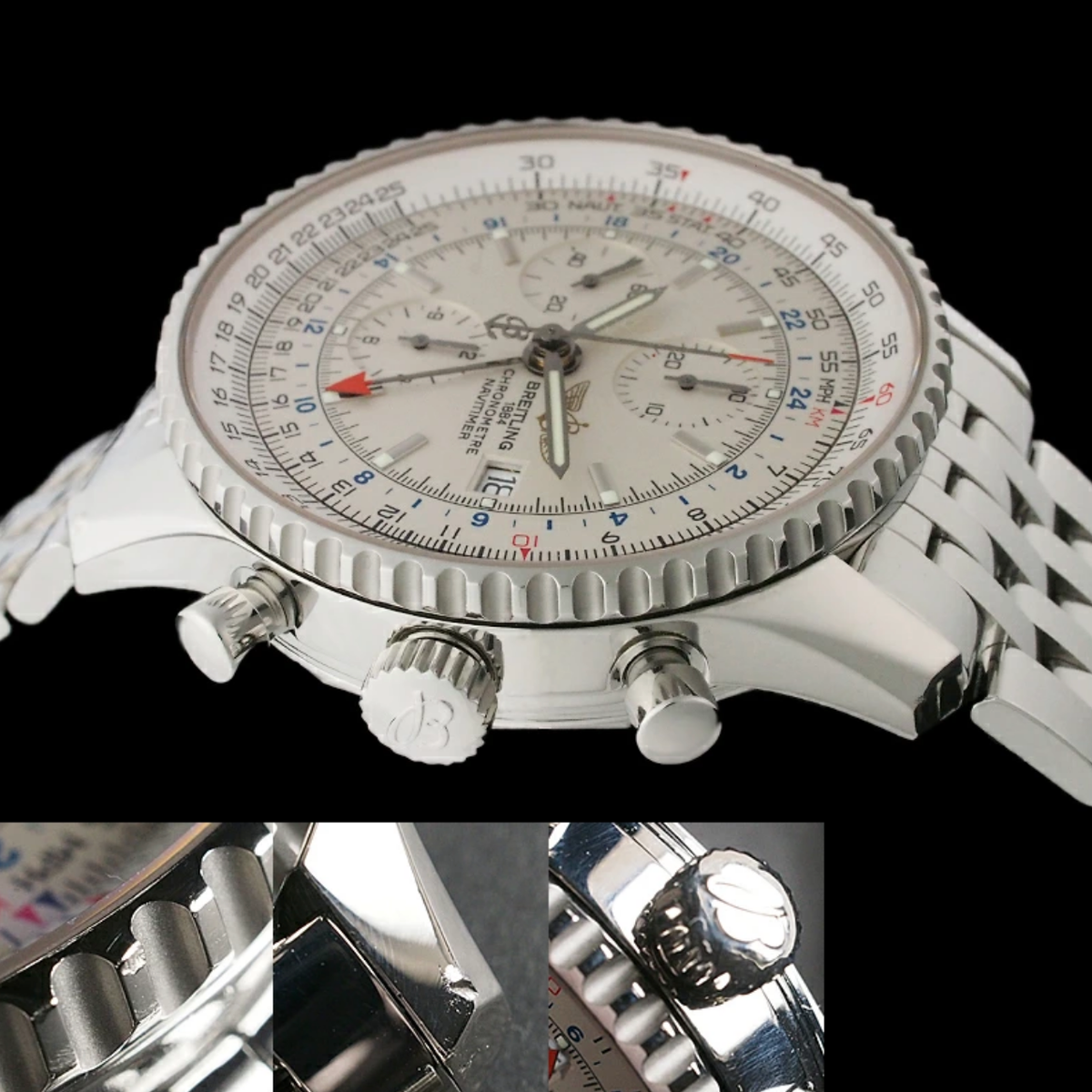 USED Excellent] Breitling Navitimer World Chronograph A24322 Watch