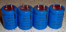 4 NEW SPRAGUE 820UF 80VDC RADIAL ELECTROLYTIC CAPACITORS HIGH QUALITY