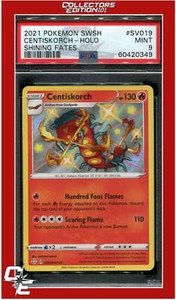 Shining Fates SV019 Centiskorch Holo PSA 9