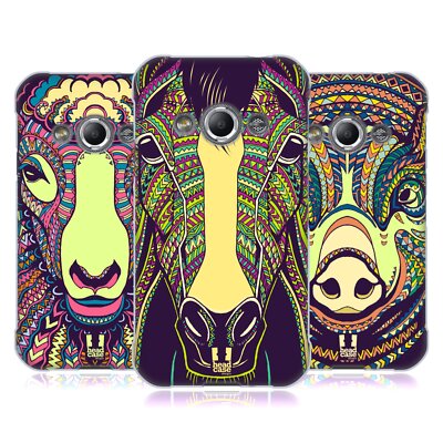 HEAD CASE DESIGNS AZTEC ANIMAL FACES 4 FARM SOFT GEL CASE FOR SAMSUNG PHONES 4