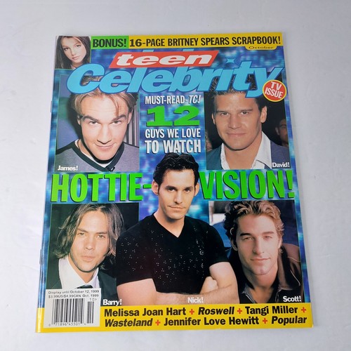 Vintage Teen Celebrity Magazine Hottie Vision Britney Spears Scrapbook 1999