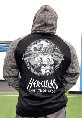 Iron Gods Workout Hoodie Hercules, Gym Hoodie, Gym Shirt, Aesthetic Hoodie,  Gym