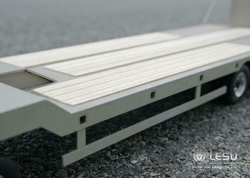 LESU Metal Engineering Trailer Plate with Board for Tamiya RC 1/14 Tractor Truck - Picture 9 of 12