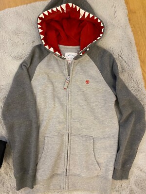 Fat Face Shark Hoodie 12-13 years UK